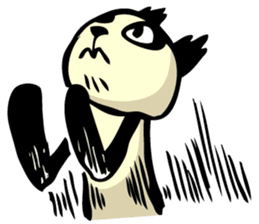 Serious Panda sticker #3702296