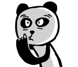 Serious Panda sticker #3702297