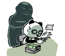 Serious Panda sticker #3702312