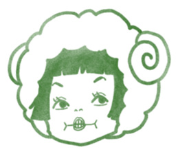 The sheep year.  SACHIKO sticker #3702454