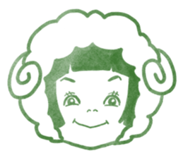 The sheep year.  SACHIKO sticker #3702458