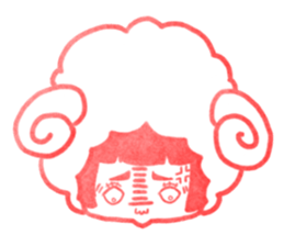 The sheep year.  SACHIKO sticker #3702463
