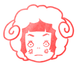 The sheep year.  SACHIKO sticker #3702466