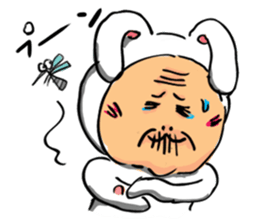 Uncle to wear costume 4 sticker #3703556