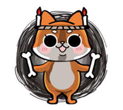 Shiba couple sticker #3703593