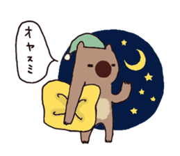 silly wombat sticker #3703728