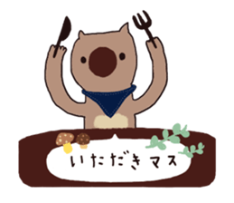 silly wombat sticker #3703735