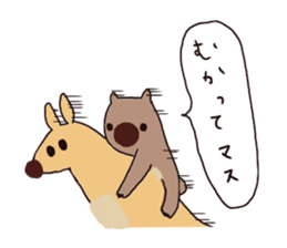 silly wombat sticker #3703741