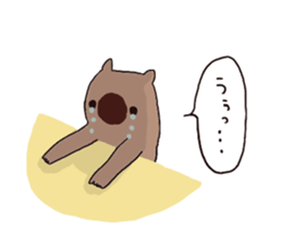 silly wombat sticker #3703753