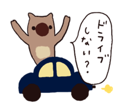 silly wombat sticker #3703761