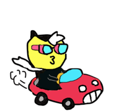 A little fascinating devil. sticker #3704405