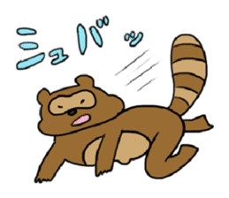 Loose Asian Racoon sticker #3705588