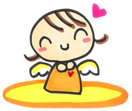 Angel "Ten-kun & Sea-chan" sticker #3705801