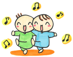 Angel "Ten-kun & Sea-chan" sticker #3705805