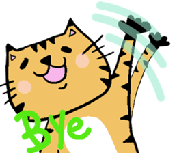Carefree cat Sasuke sticker #3706327
