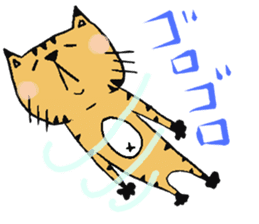 Carefree cat Sasuke sticker #3706342