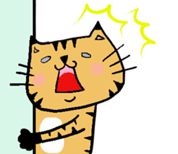 Carefree cat Sasuke sticker #3706351