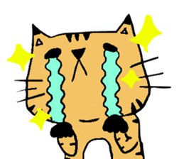 Carefree cat Sasuke sticker #3706360
