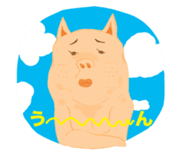 pig guy sticker #3706558