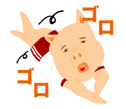 pig guy sticker #3706567