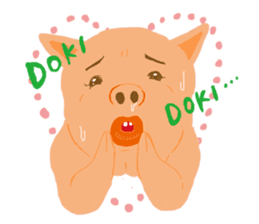 pig guy sticker #3706590