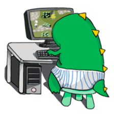 Doodle Dino Sam (II) sticker #3707191