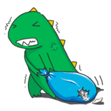 Doodle Dino Sam (II) sticker #3707206