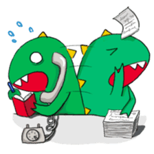 Doodle Dino Sam (II) sticker #3707219