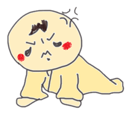 Here comes the baby! sticker #3707232