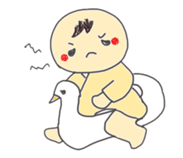 Here comes the baby! sticker #3707244