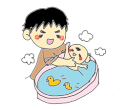 Here comes the baby! sticker #3707245