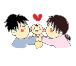 Here comes the baby! sticker #3707253