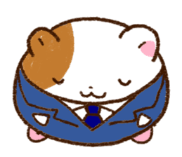 Daily life of the hamster producer sticker #3707437