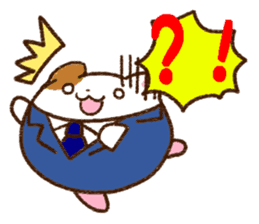 Daily life of the hamster producer sticker #3707440