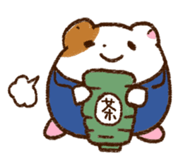 Daily life of the hamster producer sticker #3707451
