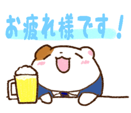 Daily life of the hamster producer sticker #3707452