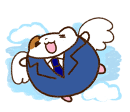Daily life of the hamster producer sticker #3707455