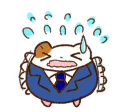 Daily life of the hamster producer sticker #3707460
