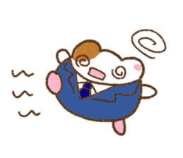 Daily life of the hamster producer sticker #3707461