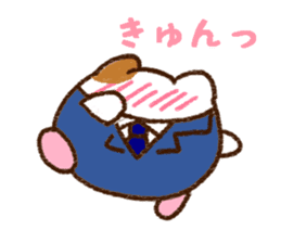 Daily life of the hamster producer sticker #3707464