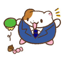 Daily life of the hamster producer sticker #3707468