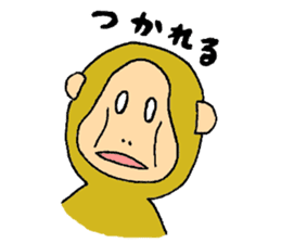 Monkey of diary sticker #3707808