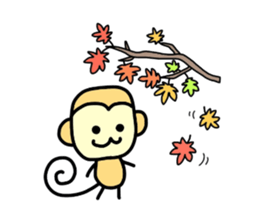 Season and Weather MONKEY sticker #3708260