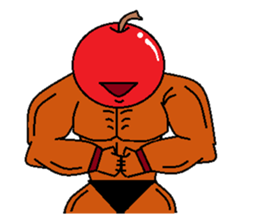 Fruit muscle sticker #3708831