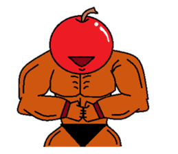 Fruit muscle sticker #3708831