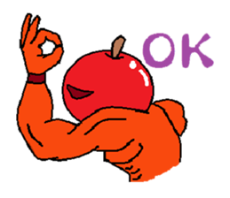 Fruit muscle sticker #3708834