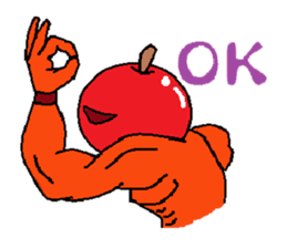 Fruit muscle sticker #3708834