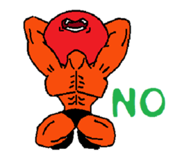 Fruit muscle sticker #3708835