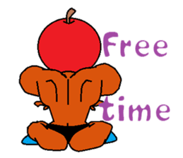 Fruit muscle sticker #3708838