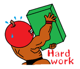 Fruit muscle sticker #3708839